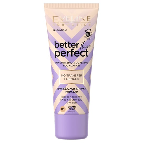 Eveline Cosmetics, Better Than Perfect, podkład nawilżająco-kryjący 05 Creamy Beige, 30 ml Eveline Cosmetics