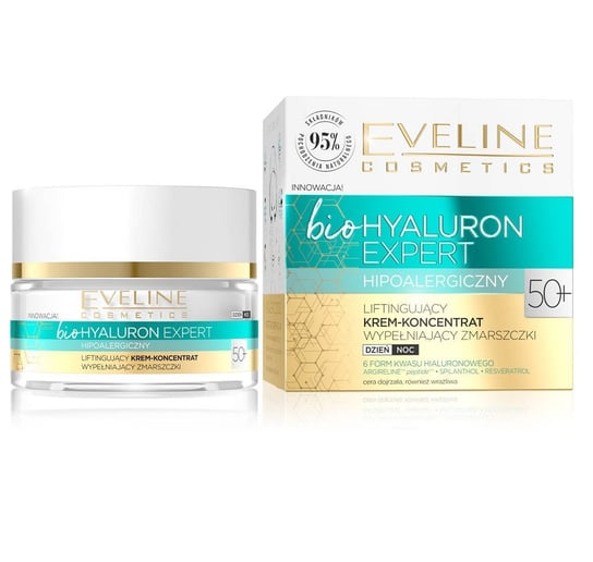 Eveline Cosmetics, Bio Hyaluron Expert, Krem koncentrat 50+, 50ml Eveline Cosmetics