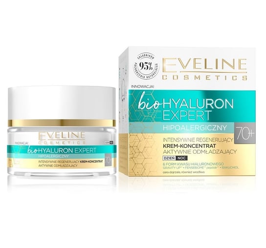 Eveline Cosmetics, Bio Hyaluron Expert, krem koncentrat 70+, 50ml Eveline Cosmetics