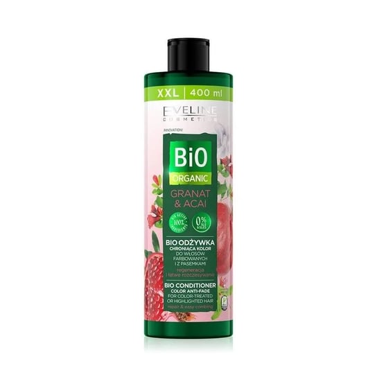 Eveline Cosmetics, Bio Organic bioodżywka chroniąca kolor do włosów farbowanych i z pasemkami Granat & Acai 400ml Eveline Cosmetics