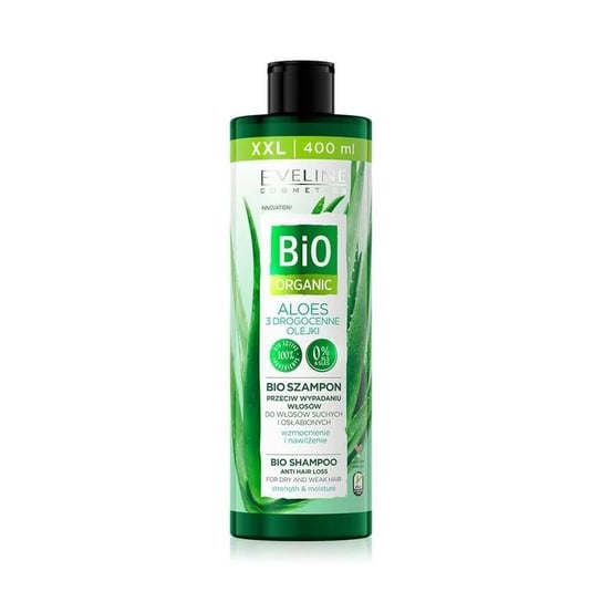 Eveline Cosmetics, Bio Organic bioszampon przeciw wypadaniu włosów Aloes 400ml Eveline Cosmetics