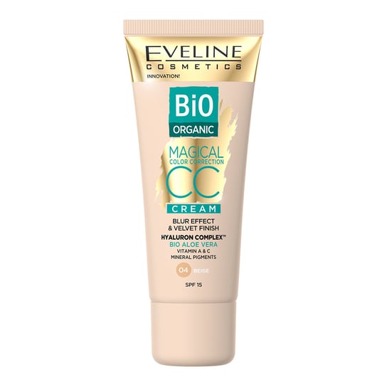 Eveline Cosmetics, Bio Organic Magical Color Correction, Krem CC 04, 30 ml Eveline Cosmetics