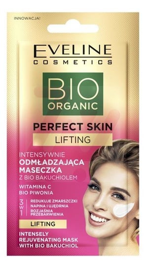 Eveline Cosmetics Bio Organic Perfect Skin Intensywnie Odmładzająca Maseczka z bio bakuchiolem 8ml Eveline Cosmetics