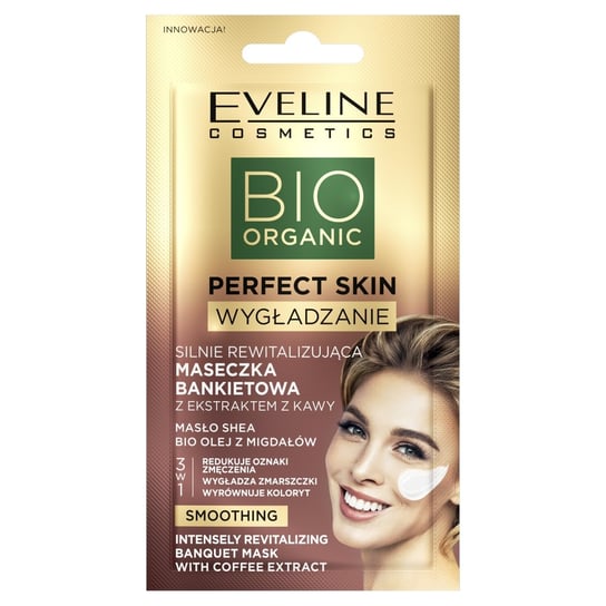 Eveline Cosmetics Bio Organic Perfect Skin Silnie Rewitalizująca Maseczka bankietowa 8ml Eveline Cosmetics