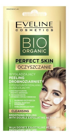 Eveline Cosmetics Bio Organic Perfect Skin Wygładzający Peeling drobnoziarnisty 8ml Eveline Cosmetics
