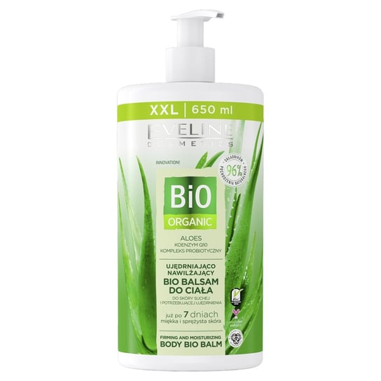 Eveline Cosmetics BIO Organic Ujędrniająco-nawilżający bio balsam do ciała do skóry suchej Aloes 650ml Eveline Cosmetics