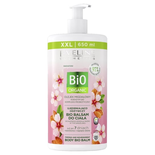 Eveline Cosmetics Bio Organic ujędrniająco-odżywczy bio Balsam do ciała do każdego rodzaju skóry olejek migdałowy 650ml Eveline Cosmetics