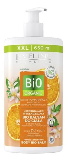 Eveline Cosmetics, Bio Organic Ujędrniająco-Wygładzjący Bio Balsam Do Ciała Pomarańcza, 650 ml Eveline Cosmetics