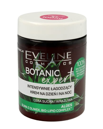 Eveline Cosmetics, Botanic Expert, intensywnie łagodzący krem na dzień i noc Aloes, 100 ml Eveline Cosmetics
