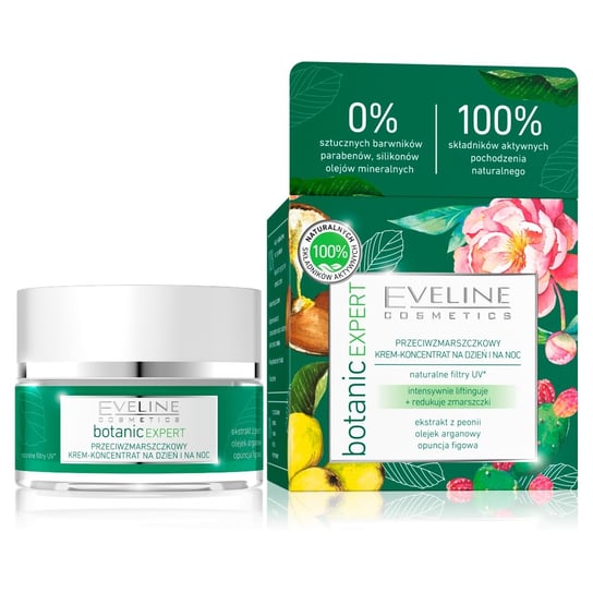 Eveline Cosmetics, Botanic Expert, krem-koncentrat przeciwzmarszczkowy na dzień i na noc, 50 ml Eveline Cosmetics