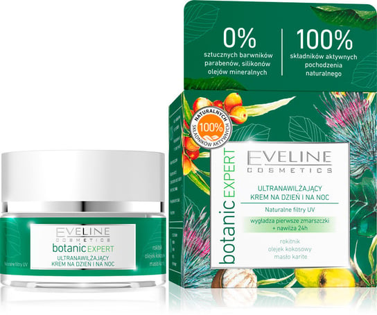 Eveline Cosmetics, Botanic Expert, krem ultranawilżający na dzień i na noc, 50 ml Eveline Cosmetics