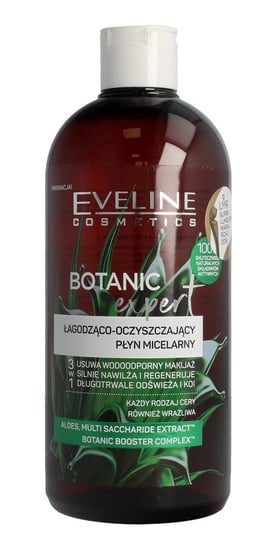 Eveline Cosmetics, Botanic Expert, płyn micelarny łagodząco-oczyszczający 3w1 Aloes, 400 ml Eveline Cosmetics