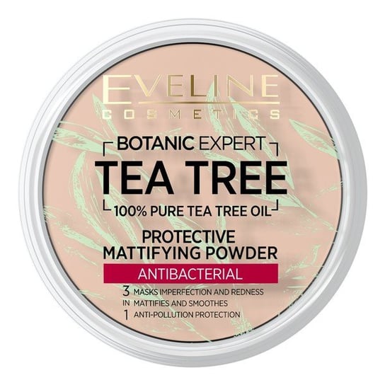 Eveline Cosmetics Botanic Expert Tea Tree Antybakteryjny puder matujący i ochronny 02 12g Eveline Cosmetics