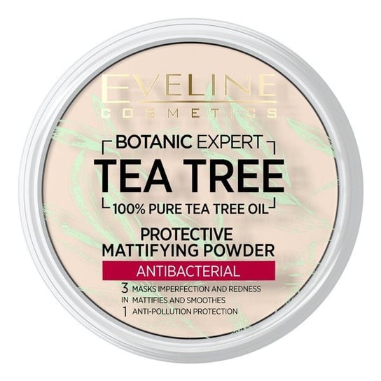 Eveline Cosmetics, Botanic Expert Tea Tree, antybakteryjny puder matujący i ochronny, 12 g Eveline Cosmetics