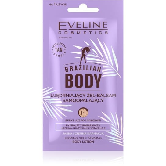 Eveline Cosmetics, Brazilian Body, Samoopalający żel z efektem wzmacniającym, 12 ml Eveline Cosmetics