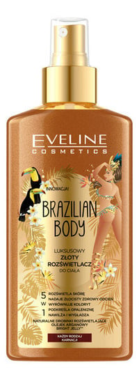 Eveline Cosmetics, Brazilian Body, złoty rozświetlacz do ciała, 150 ml Eveline Cosmetics