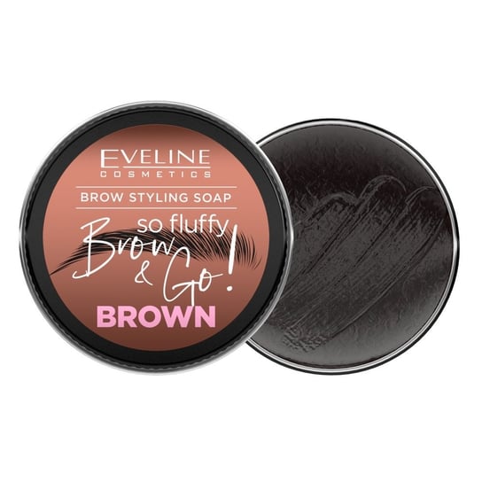 Eveline Cosmetics, Brow&Go! mydło do stylizacji brwi Brown, 25g Eveline Cosmetics