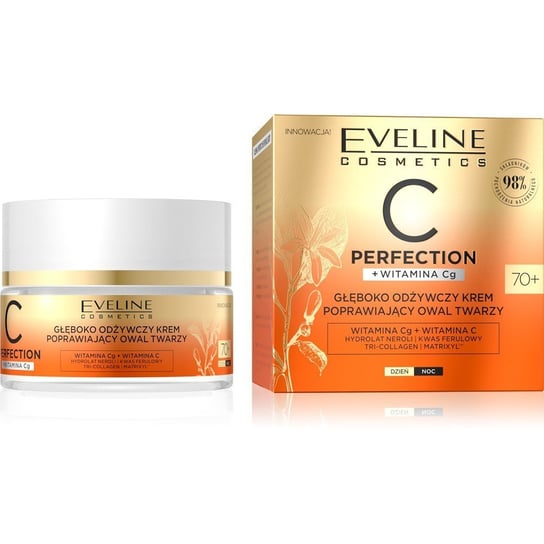 Eveline Cosmetics C Perfection Głęboko Odżywczy Krem poprawiający owal twarzy 70+ na dzień i noc 50ml Eveline Cosmetics