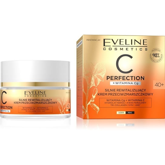 Eveline Cosmetics C Perfection Silnie Rewitalizujący Krem przeciwzmarszczkowy 40+ na dzień i noc 50ml Eveline Cosmetics