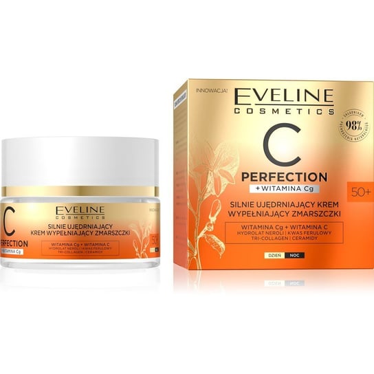 Eveline Cosmetics C Perfection Silnie Ujędrniający Krem wypełniający zmarszczki 50+ na dzień i noc 50ml Eveline Cosmetics
