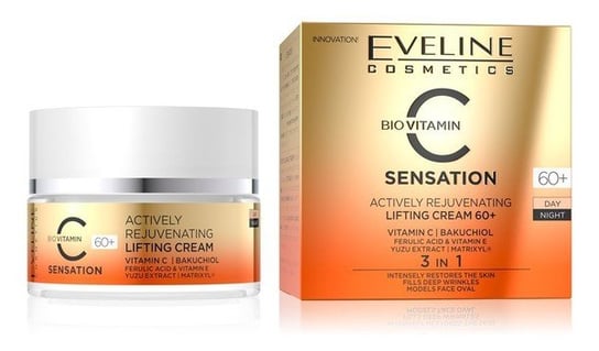 Eveline Cosmetics C Sensation Bio Vitamin Aktywnie odmładzający Krem liftingujący 60+ 50ml Eveline Cosmetics