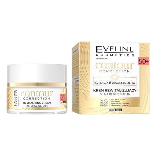 Eveline Cosmetics, Contour Correction silnie regenerujący krem rewitalizujący 50+ 50ml Eveline Cosmetics