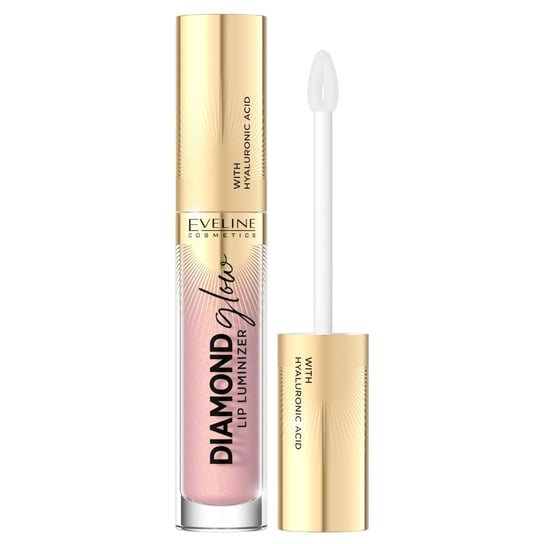 Eveline Cosmetics, Diamond Glow Lip Luminizer, Błyszczyk z kwasem hialuronowym, nr 03 4,5 ml Eveline Cosmetics