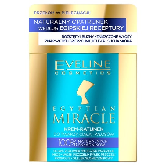 Eveline Cosmetics, Egyptian Miracle, krem-ratunek do twarzy, ciała i włosów, 40 ml Eveline Cosmetics