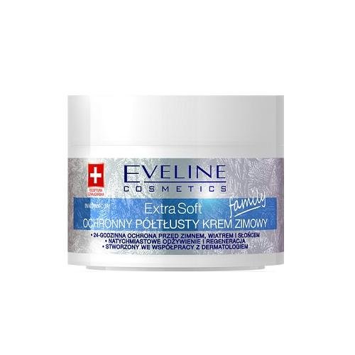 Eveline Cosmetics, Extra Soft Family, ochronny półtłusty krem zimowy dla całej rodziny, 50 ml Eveline Cosmetics