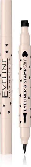 Eveline Cosmetics, Eyeliner i Stempel w pisaku 2w1 - serce Eveline Cosmetics