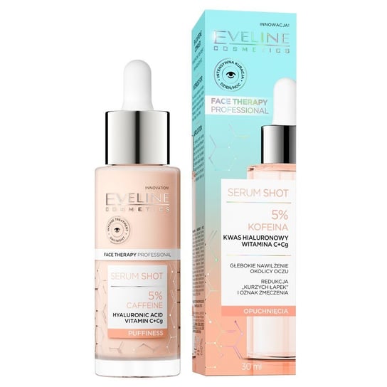 Eveline Cosmetics Face Therapy Professional Serum Shot Kuracja do skóry okolic oczu - 5% Kofeina 30ml Eveline Cosmetics