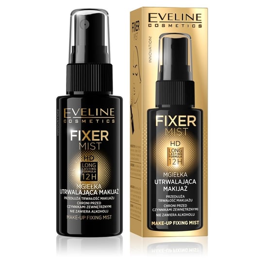 Eveline Cosmetics, Fixer Mist, mgiełka utrwalająca makijaż, 50 ml Eveline Cosmetics
