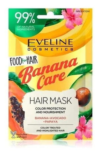 Eveline Cosmetics Food For Hair Banana Care MASKA DO WŁOSÓW 20ml Eveline Cosmetics