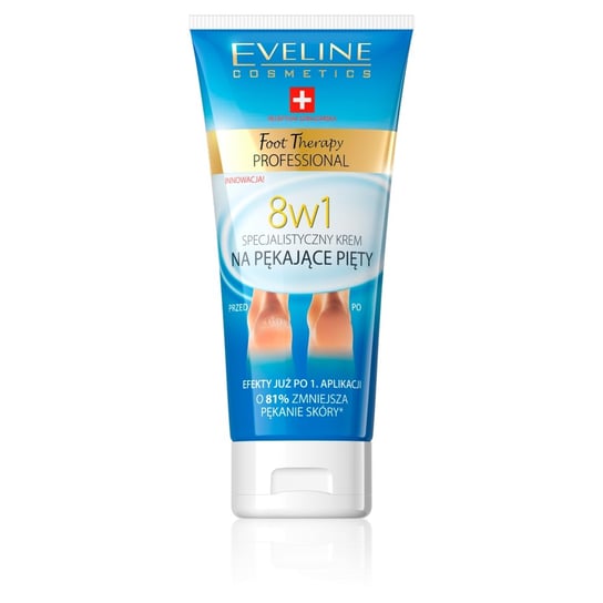 Eveline Cosmetics, Foot Therapy Professional, krem na pękające pięty 8w1, 100 ml Eveline Cosmetics