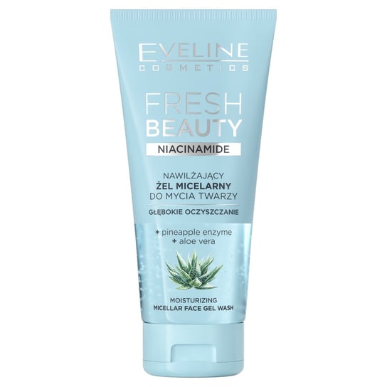 Eveline Cosmetics, Fresh Beauty nawilżający żel micelarny do mycia twarzy z niacynamidem, 150ml Eveline Cosmetics