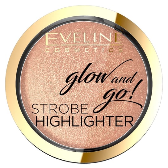 Eveline Cosmetics, Glow and Go, rozświetlacz do twarzy 02 Gentle Gold, 8,5 g Eveline Cosmetics