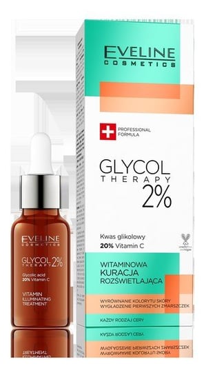 Eveline Cosmetics, Glycol Therapy, 2% witaminowa kuracja rozświetlająca, 18 ml Eveline Cosmetics
