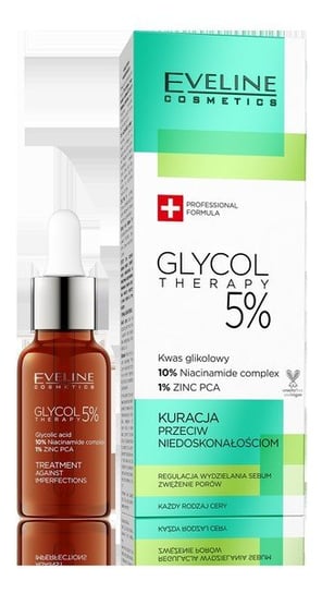 Eveline Cosmetics, Glycol Therapy, 5% kuracja przeciw niedoskonałościom, 18 ml Eveline Cosmetics