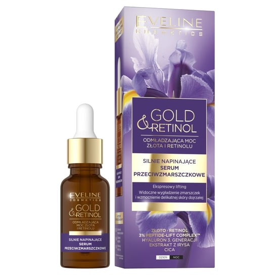 Eveline Cosmetics, Gold&retinol, Silnie Napinające Serum Przeciwzmarszczkowe, 18 Ml Eveline Cosmetics