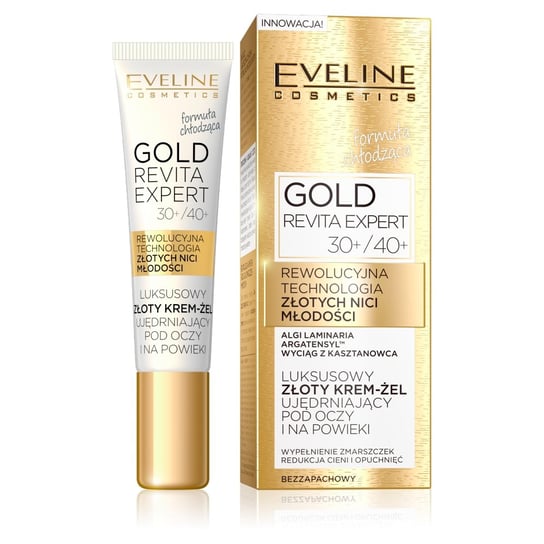 Eveline Cosmetics, Gold Revita Expert, krem-żel pod oczy 30+/40+, 15 ml Eveline Cosmetics