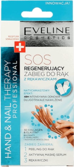 Eveline Cosmetics, Hand&Nail Therapy SOS, regenerujący zabieg do rąk z rękawiczkami Eveline Cosmetics