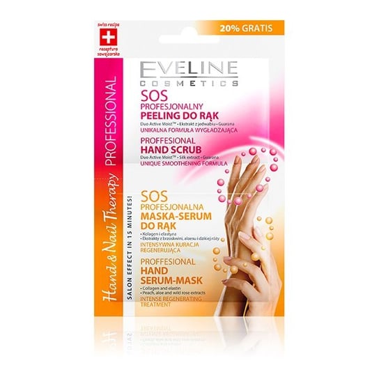 Eveline Cosmetics, Hand&Nail Therapy SOS, zestaw kosmetyków do rąk, 2 szt. Eveline Cosmetics