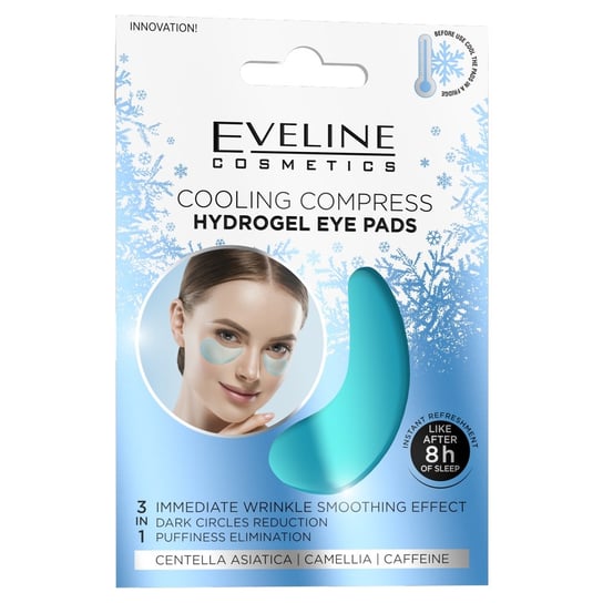Eveline Cosmetics Hydrogel Eye Pads Hydrożelowe płatki pod oczy - chłodzący kompres 1 op. - 2 szt. Eveline Cosmetics