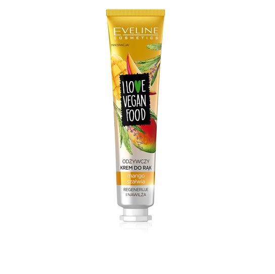 Eveline Cosmetics, I Love Vegan Food, krem odżywczy do rąk mango i szałwia, 50 ml Eveline Cosmetics