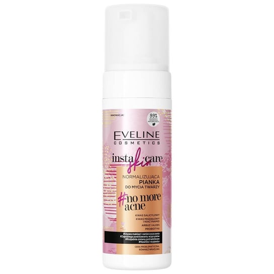 Eveline Cosmetics, Insta Skin Care, normalizująca pianka do mycia twarzy do cery problematycznej i wrażliwej, 150 ml Eveline Cosmetics