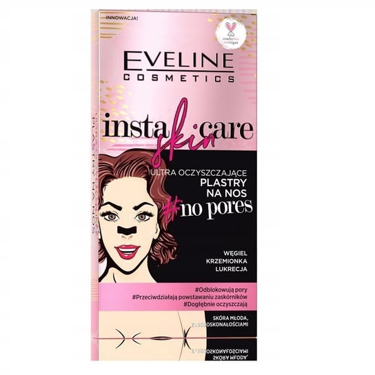 Eveline Cosmetics, Insta Skin, głęboko oczyszczające plastry na nos, 2 szt. Eveline Cosmetics