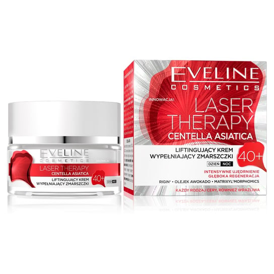 Eveline Cosmetics, Laser Therapy Centella Asiatica 40+, liftingujący krem wypełniający zmarszczki, 50 ml Eveline Cosmetics
