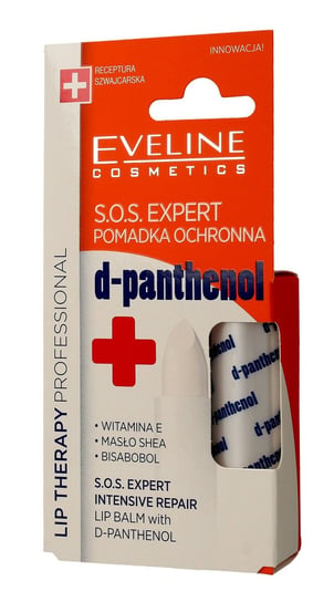 Eveline Cosmetics, Lip Therapy, pomadka ochronna do ust S.O.S.Expert D-panthenol, 1 szt. Eveline Cosmetics