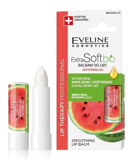 Eveline Cosmetics Lip Therapy Professional Balsam ochronny do ust Extra Soft Bio - Arbuz 4g Eveline Cosmetics