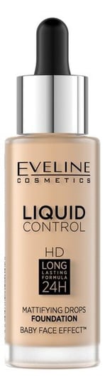 Eveline Cosmetics LIQUID CONTROL HD PODKŁAD DO TWARZY DŁUGOTRWAŁY 011 Natural 32ml Eveline Cosmetics